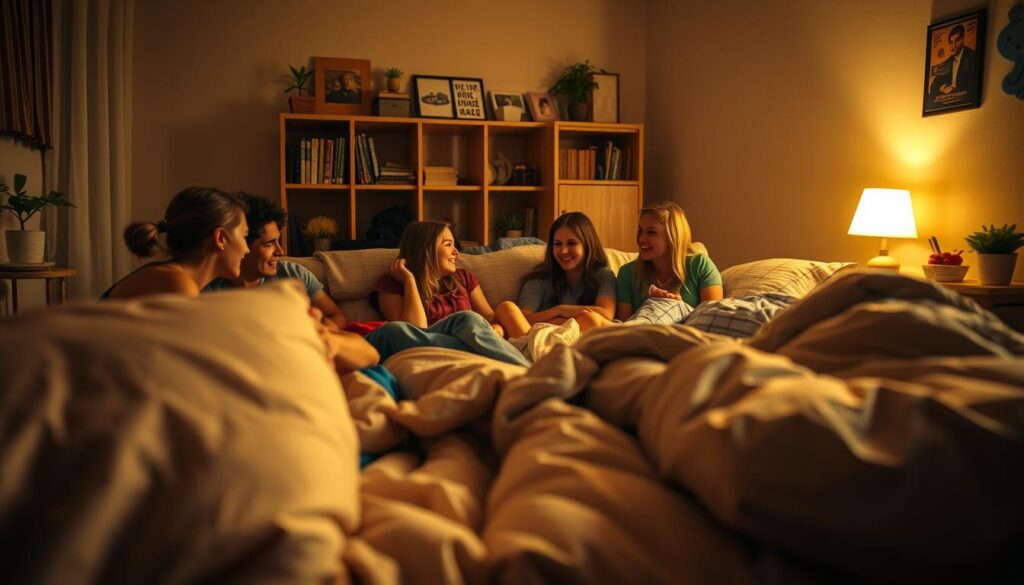 Managing group dynamics at sleepovers